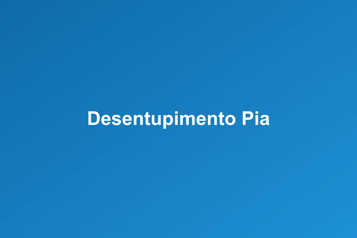 Desentupimento de pia em Guarulhos
